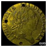 1790 Jeton Brass Half Penny