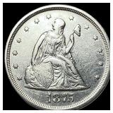 1875-S Silver Twenty Cent Piece CLOSELY  UNCIRCUL