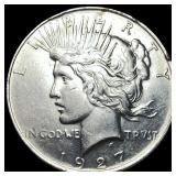 1927-D Silver Peace Dollar CLOSELY  UNCIRCULATED