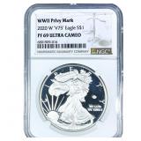 2020-W Silver Eagle NGC PF69 Ultra Cameo