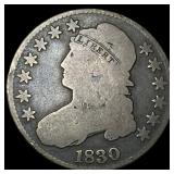 1830 Capped Bust Half Dollar NICELY  CIRCULATED