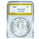 1986 Silver Eagle PGA MS70