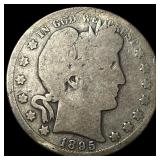 1895-S Silver Barber Half Dollar NICELY  CIRCULAT