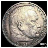 1939-B Germany Silver 5 Reichsmark CHOICE BU