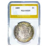 1889 Morgan Silver Dollar PGA MS64