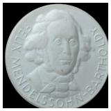 19th Century Germany Porcelain Medal