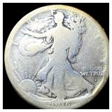 1916-D Silver Walking Liberty Half Dollar  NICELY