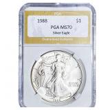 1988 Silver Eagle PGA MS70