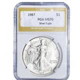 1987 Silver Eagle PGA MS70