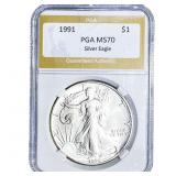 1991 Silver Eagle PGA MS70
