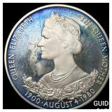 1980 Guernsey Silver 25 Pence