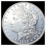 1898-S Silver Morgan Dollar CLOSELY  UNCIRCULATED