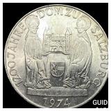 1974 Austria Silver 50 Schilling