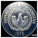 1978 Afghanistan Silver 250 Afghani