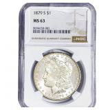 1879-S Morgan Silver Dollar NGC MS63