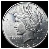 1934-D Silver Peace Dollar UNCIRCULATED