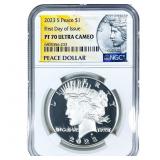 2023-S Silver Peace Dollar NGC PF70 Ultra Cameo