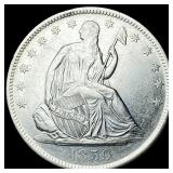 1859-O Silver Half Dollar CLOSELY UNCIRCULATED