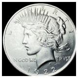 1922 Silver Peace Dollar CHOICE BU
