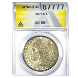 1878-S Morgan Silver Dollar ANACS AU55