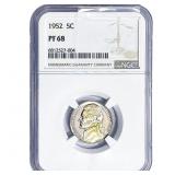 1952 Jefferson Nickel NGC PF68