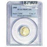 1960 Roosevelt Dime PCGS PR69 CAM