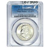 1953-D Franklin Half Dollar PCGS MS64 FBL Bugs Bun