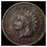 1886 Indian Head Cent LIGHTLY CIRCULATED