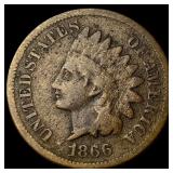 1866 Indian Head Cent NICELY CIRCULATED