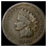 1864 Copper-Nickel Indian Head Cent NICELY  CIRCU