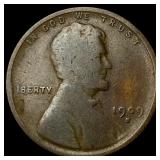 1909-S Lincoln Wheat Cent NICELY CIRCULATED