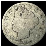 1886 Liberty Head Nickel NICELY CIRCULATED