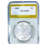 1898 Morgan Silver Dollar PGA MS64