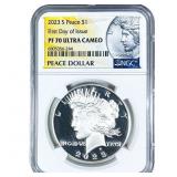 2023-S Silver Peace Dollar NGC PF70 Ultra Cameo