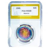 1946 Walking Liberty Half Dollar PGA MS68 Monster