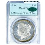1896 Morgan Silver Dollar PCGS MS63 PL