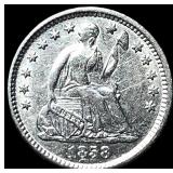 1858-O Silver Seated Liberty Half Dime  CLOSELY U