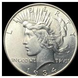 1934 Peace Silver Dollar CHOICE BU