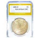 1885-O Morgan Silver Dollar PGA Brilliant UNC