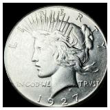 1927 Peace Silver Dollar CLOSELY UNCIRCULATED