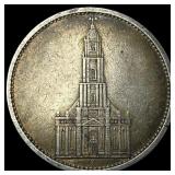 1934A Germany Silver 5 Reichsmark