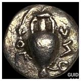 Greek Lokris Opuntii, 375-350 BC Silver Obol