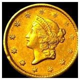 1851-C Gold $1 Liberty Head CLOSELY UNCIRCULATED