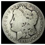 1892-S Silver Morgan Dollar NICELY CIRCULATED