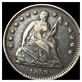1859-O Silver Seated Liberty Half Dime  LIGHTLY C