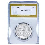 1925 Stone Mountain Half Dollar PGA MS66