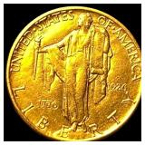 1926 Gold $2.50 Sesquicentennial CHOICE AU