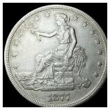 1877-S Silver Trade Dollar CLOSELY UNCIRCULATED