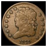1829 Classic Head Half Cent LIGHTLY  CIRCULATED