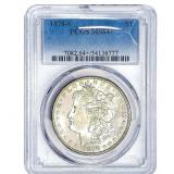 1878-S Morgan Silver Dollar PCGS MS64+